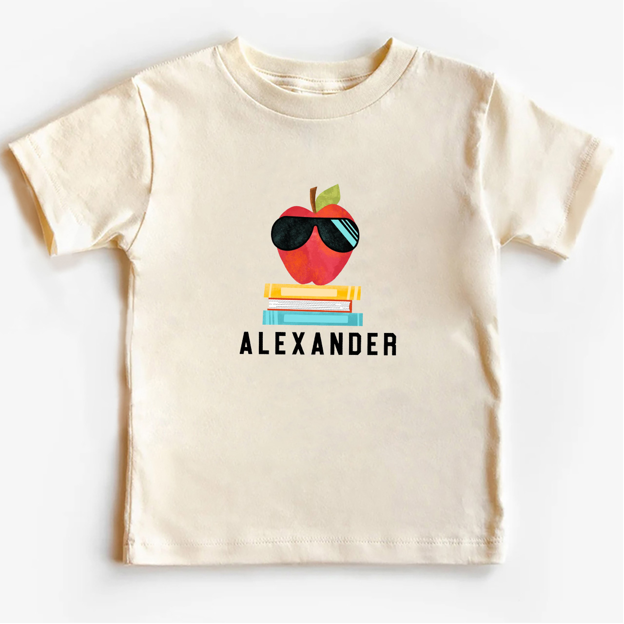 Personalized Apple Back To School School Gift Kids T-shirts