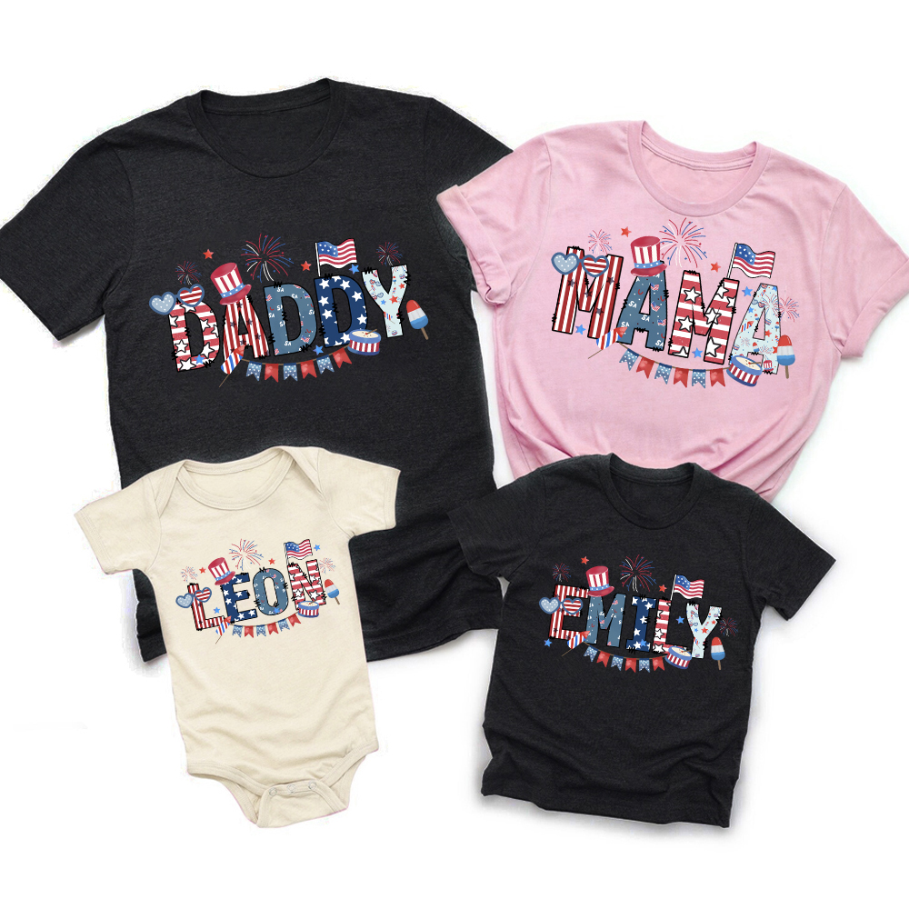 4th Of July Patriotic Family Shirts