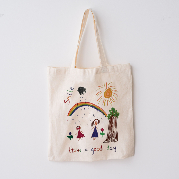 Personalized Have A Good Day Kids School Tote Bag