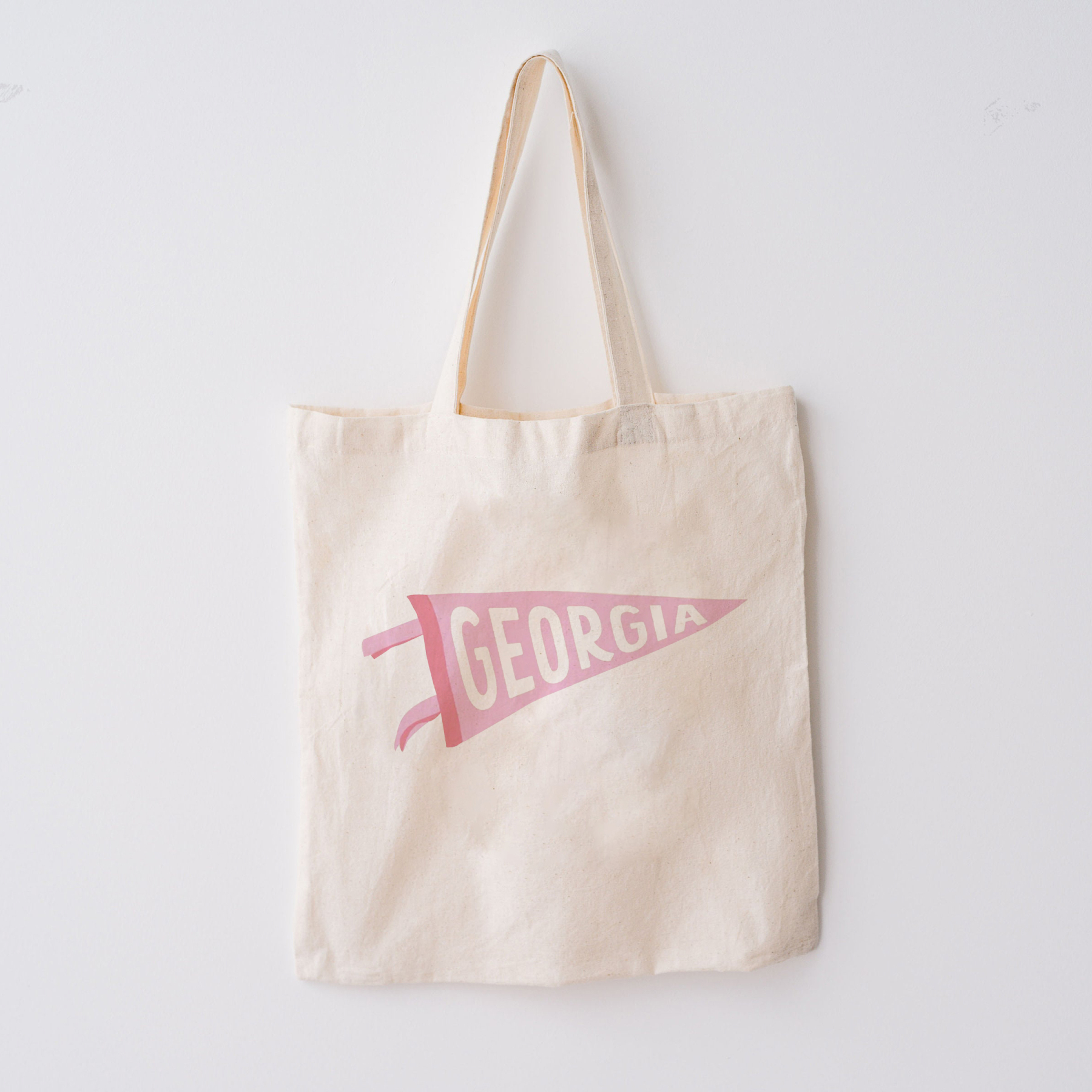 Personalized Pennant Kids Name School Tote Bag