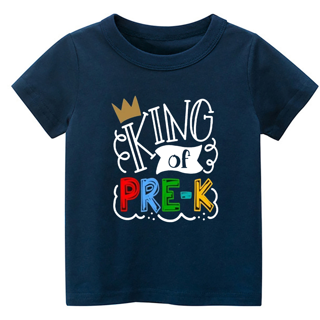 King Of Pre-K Back To School Kids T-shirts