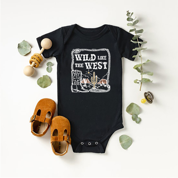 Wild Like The West Baby Bodysuit