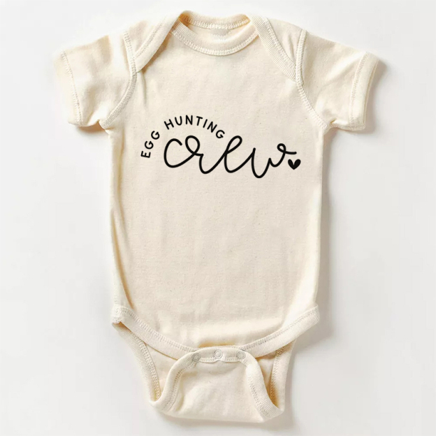 Egg Hunting Crew Easter Baby Bodysuit