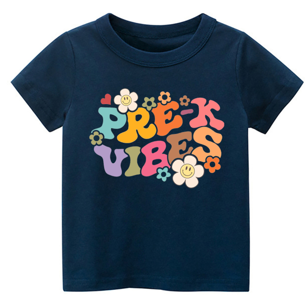 Retro PRE-K Vibes Back To School Shirt For Kids