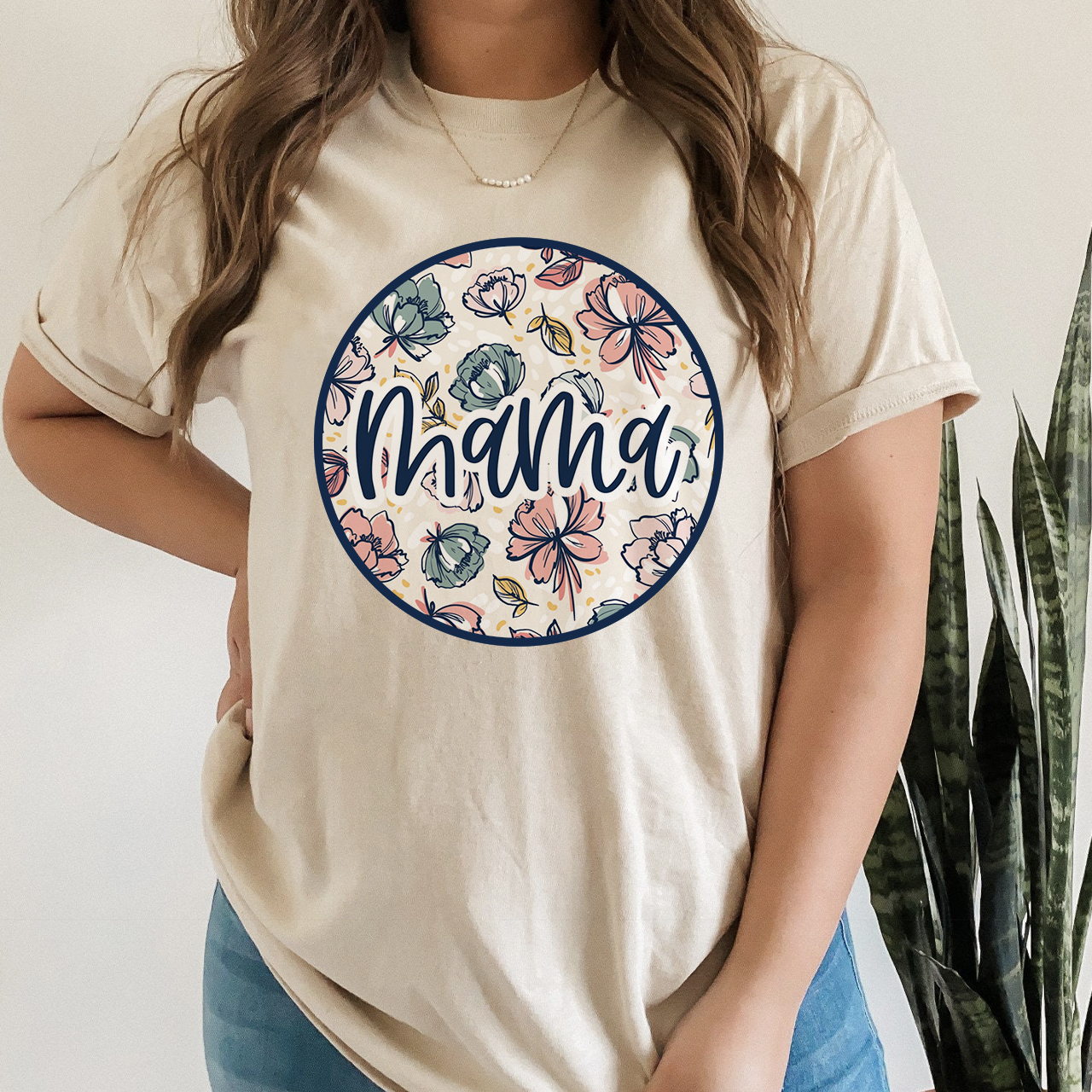 Mama Floral Watercolor T-Shirt