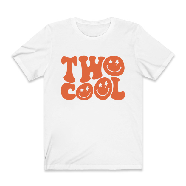 Two Cool Happy Face Retro T-Shirt