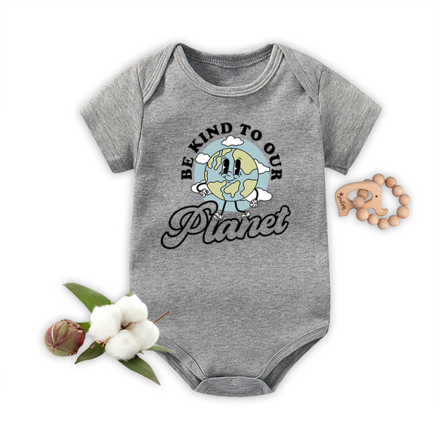 Be Kind To Our Planet Baby Bodysuit