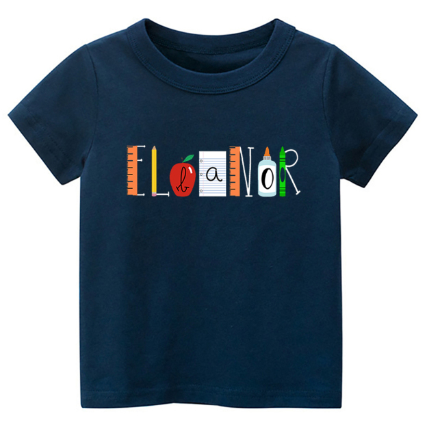 Personalized Toddler Back To School Shirt