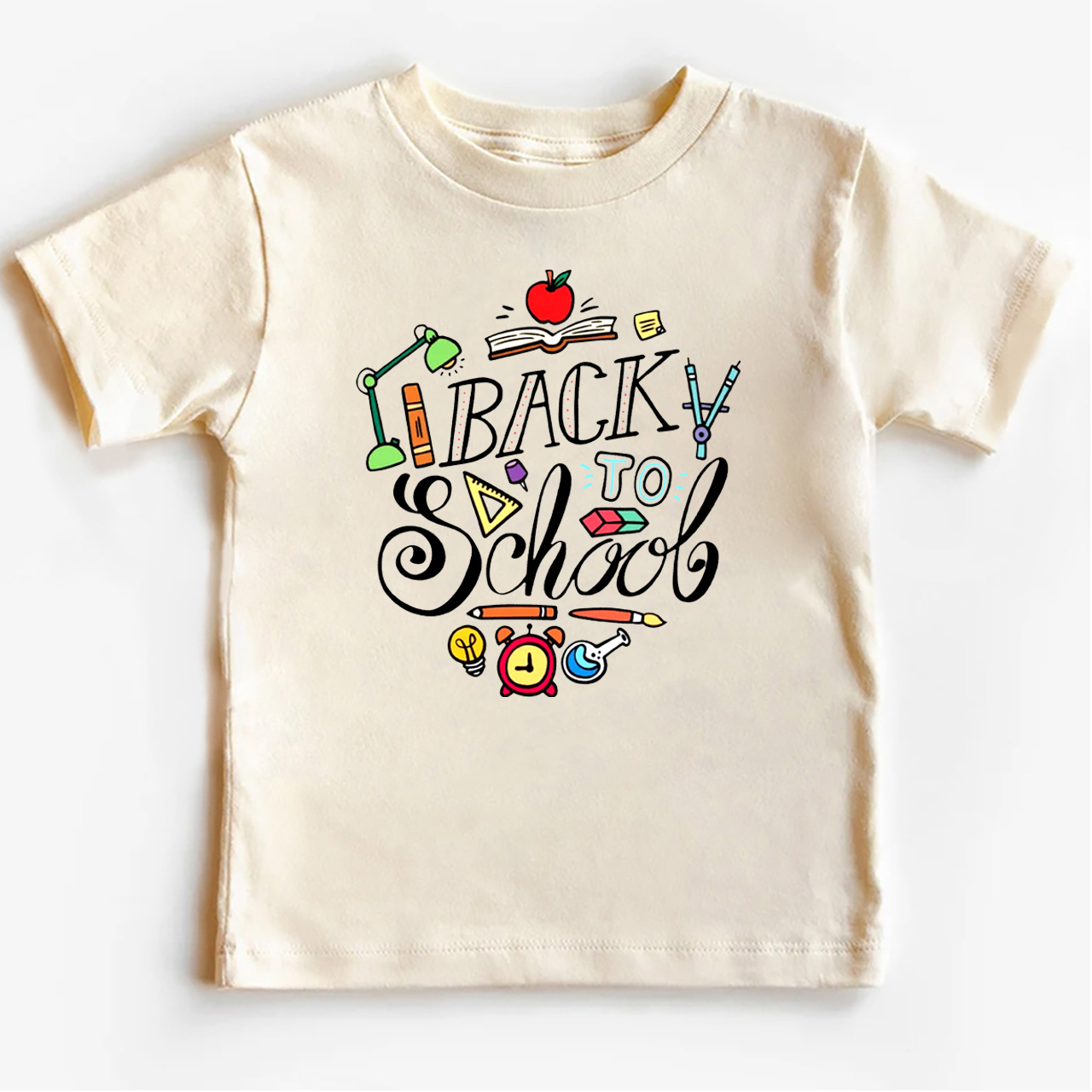 Cute Cartoon Back To School Kids T-shirt