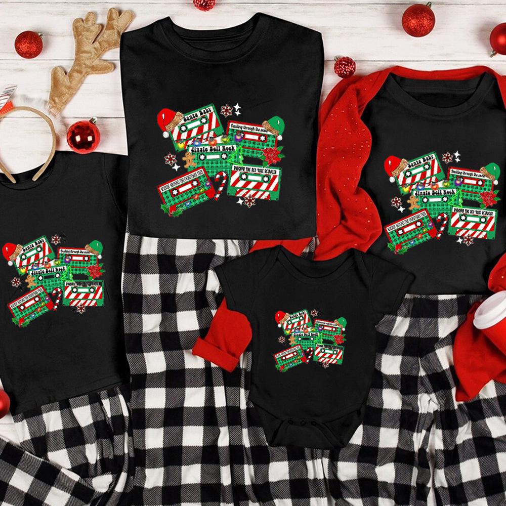 Christmas Holiday Tapes Family Matching Shirt