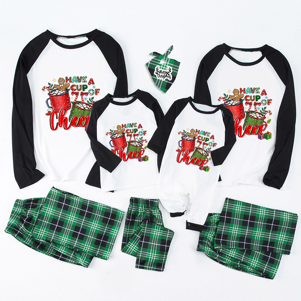 Have A Cup Of Cheer Christmas Family Matching Pajamas