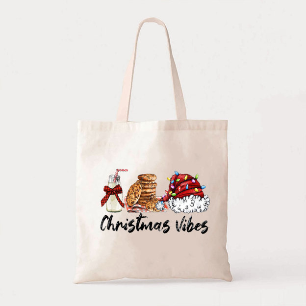 Cookie Vibes Christmas Tote Bag
