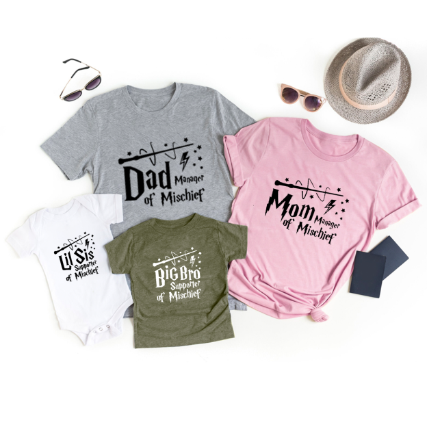 Manager of Mischief Daily Family Matching Shirt