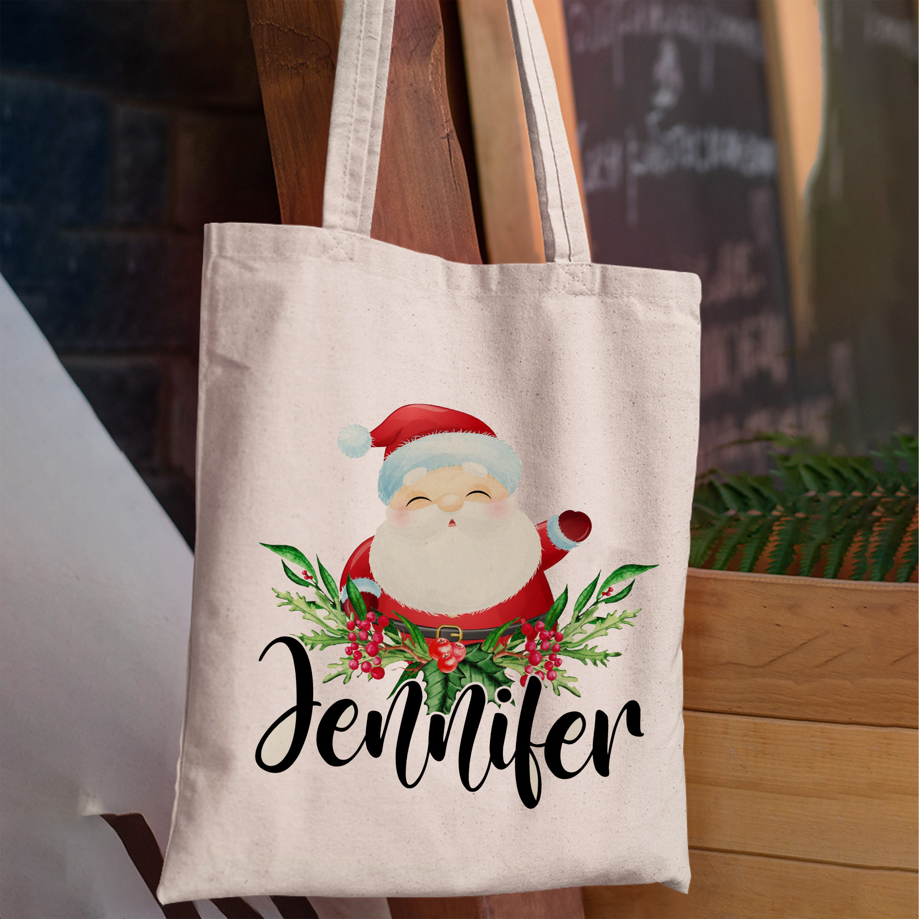 Nine Styles Christmas Tote Bag