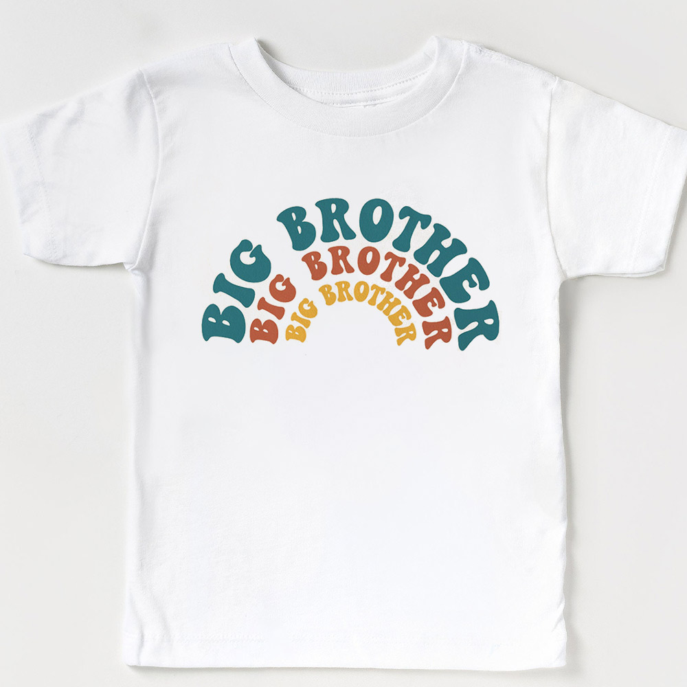 Big Brother Vintage Letter Shirt