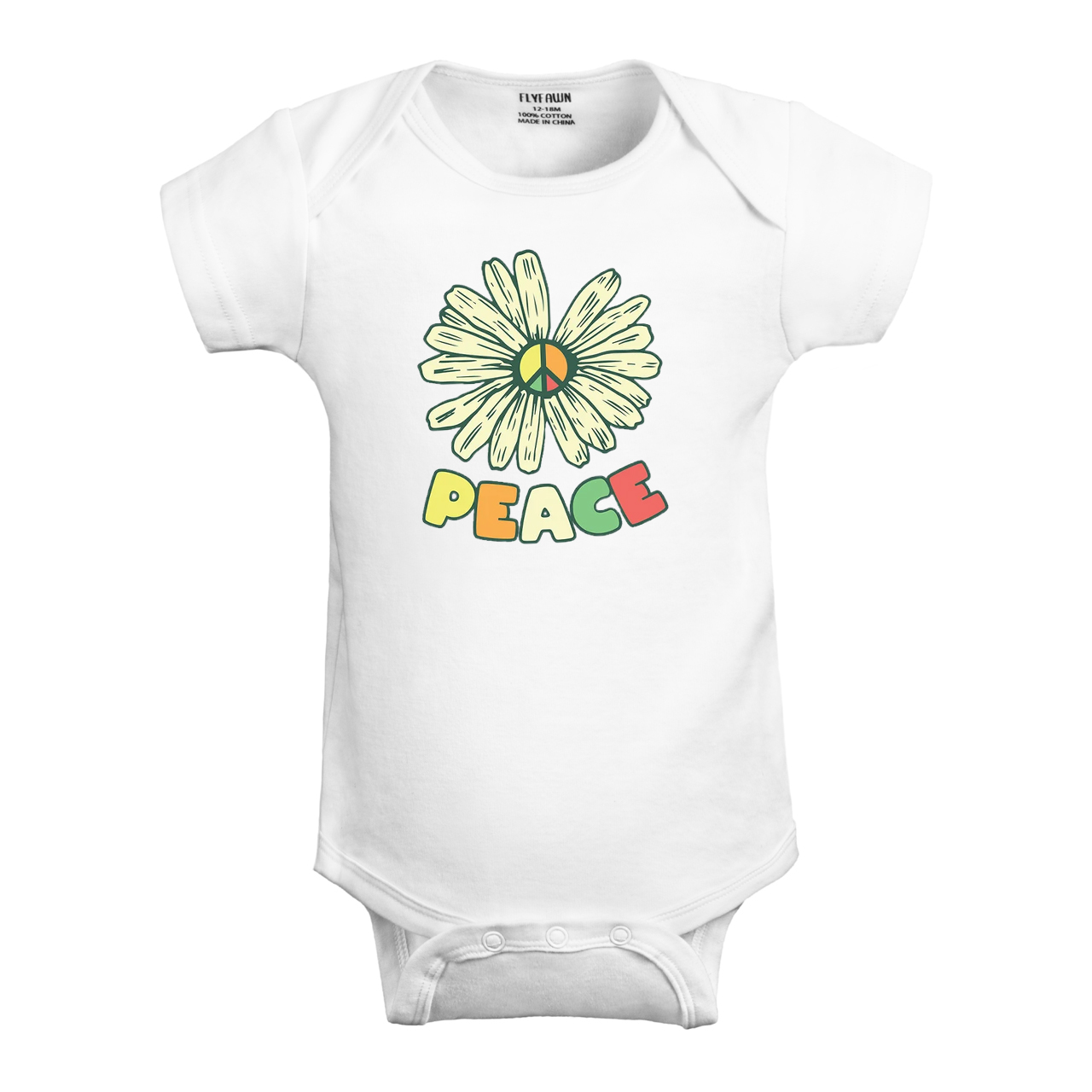 Peace,Baby Bodysuit