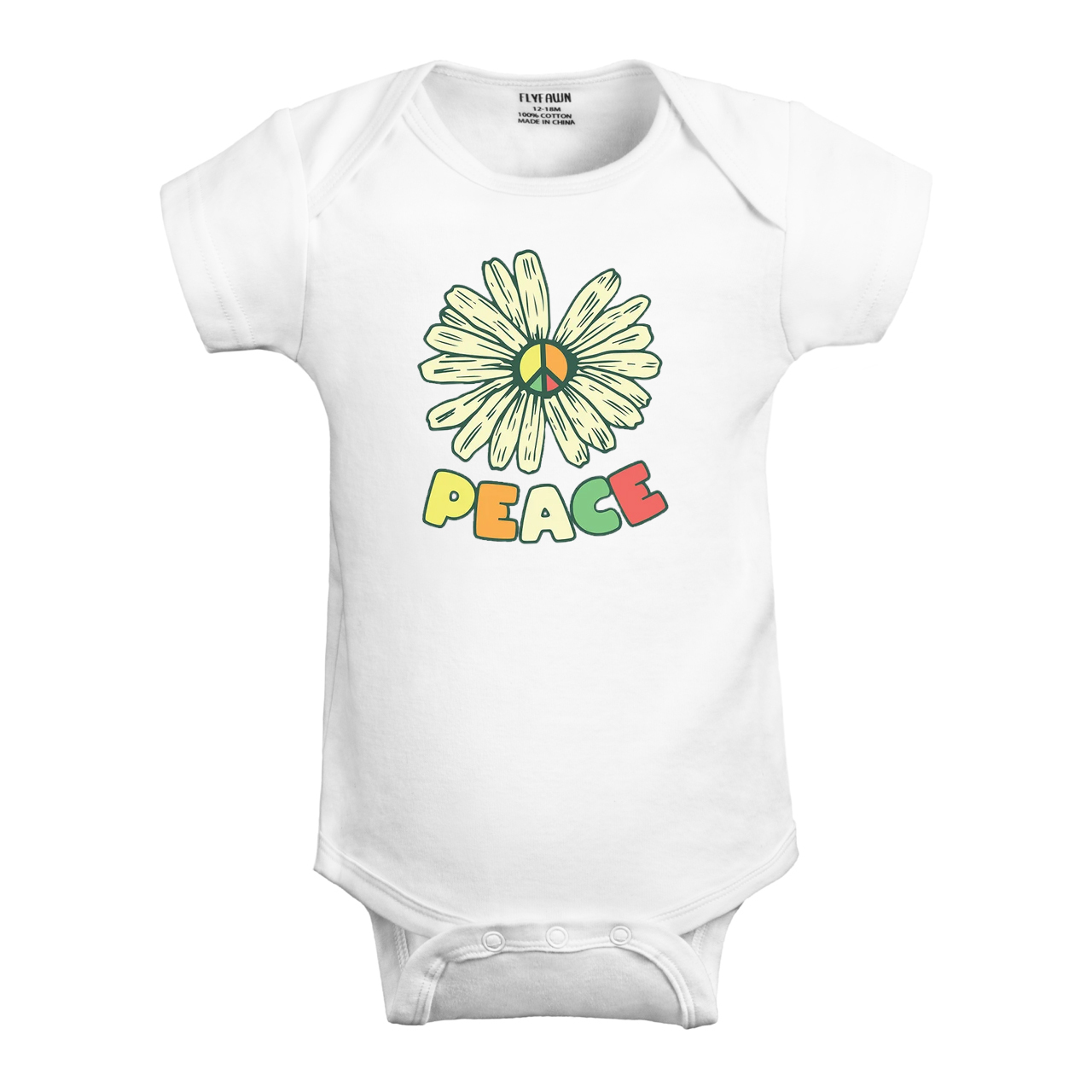 Peace,Baby Bodysuit