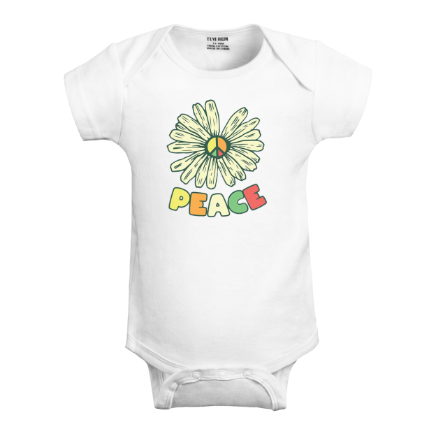 Peace,Baby Bodysuit