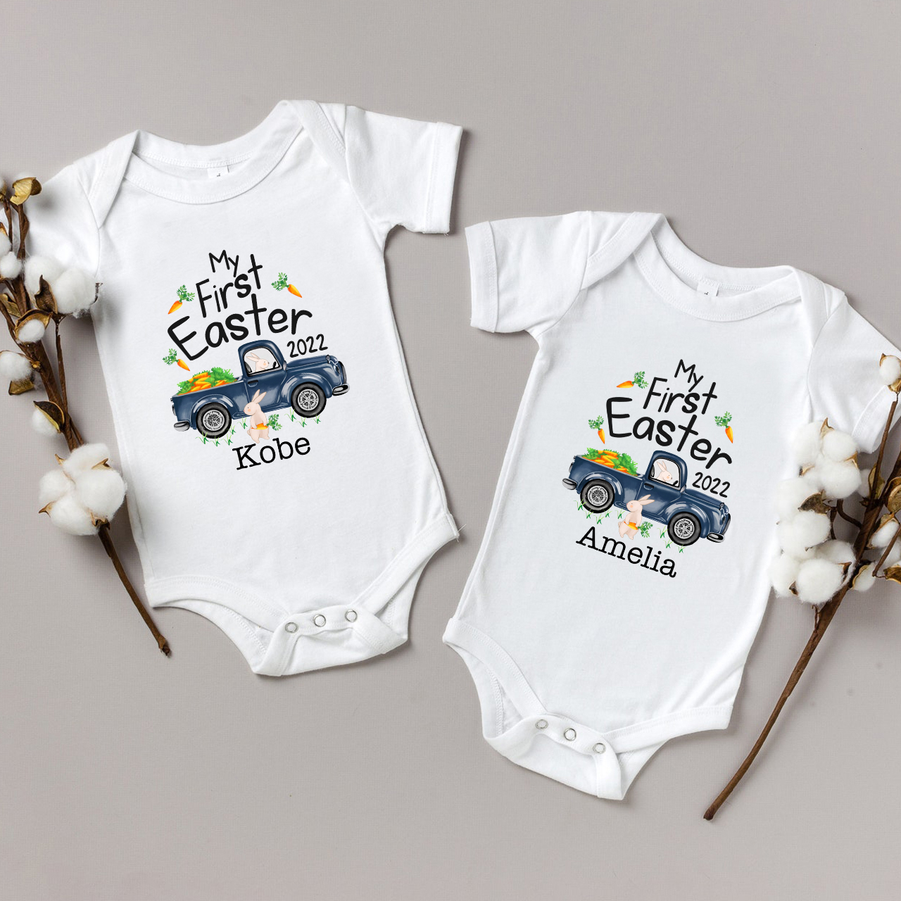 Personalized Baby Bodysuit & Shirts  (My First Easter)