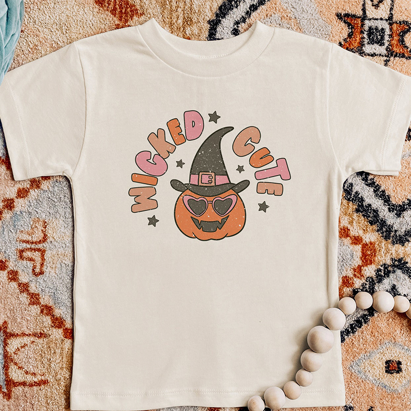 Wicked Cute pumpkin Halloween Shirt