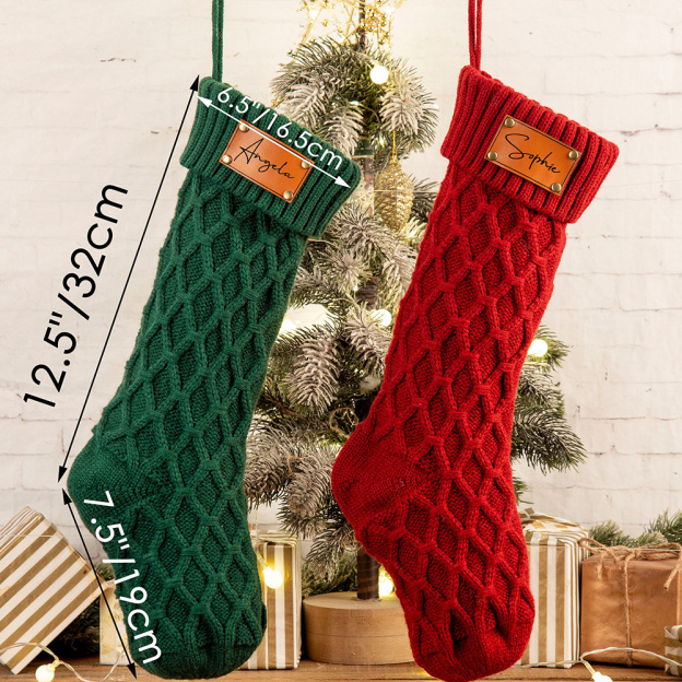 Personalized Monogram Christmas Family Stocking