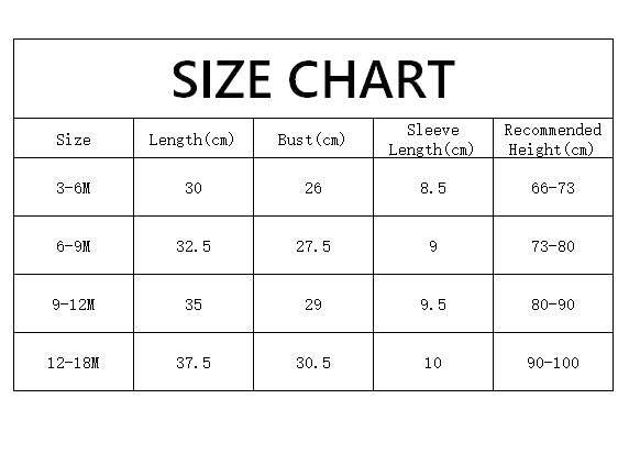 3 Colors Baby Boy Girl Short Sleeve T-shirt