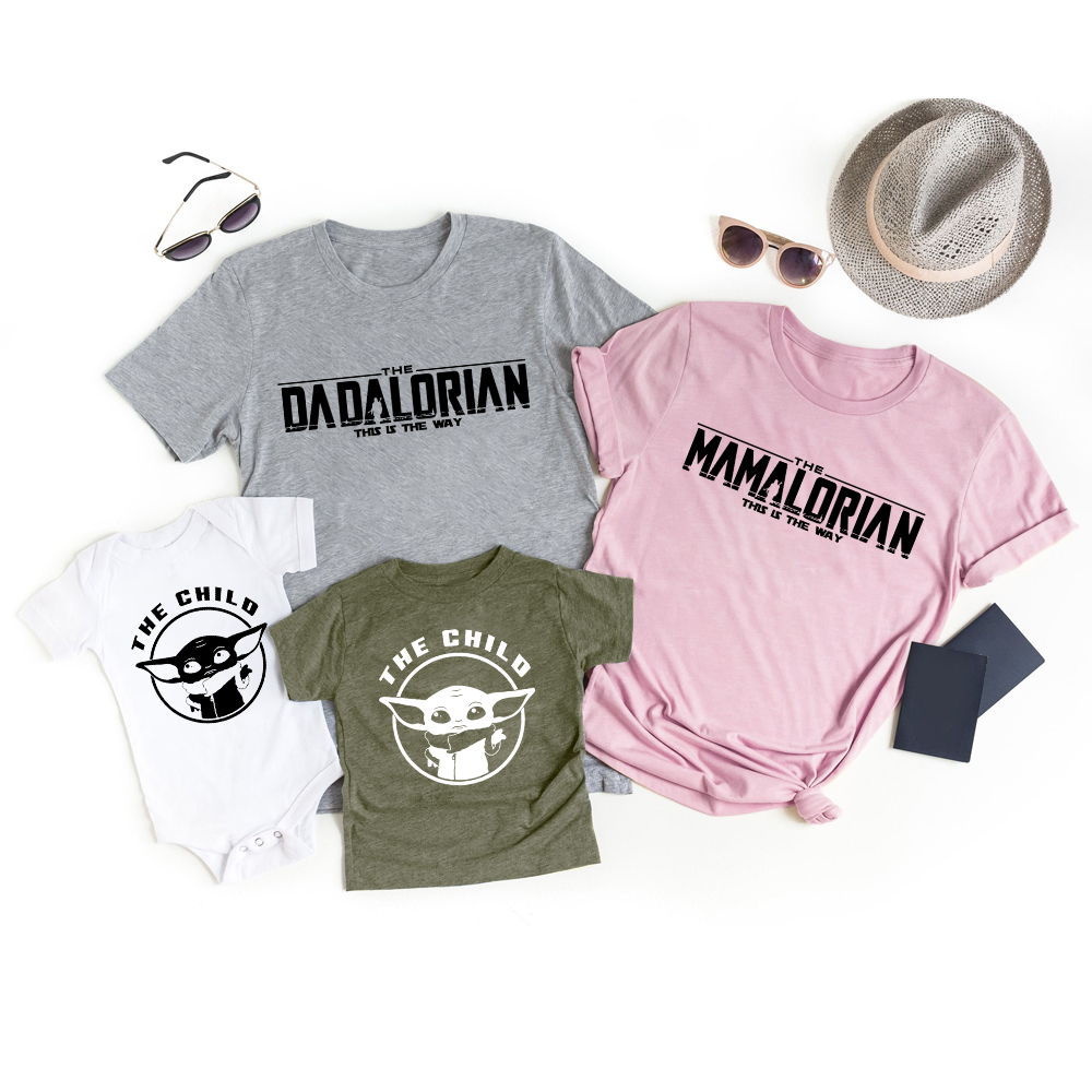 Dadalorian & Mamalorian Family Matching Shirt