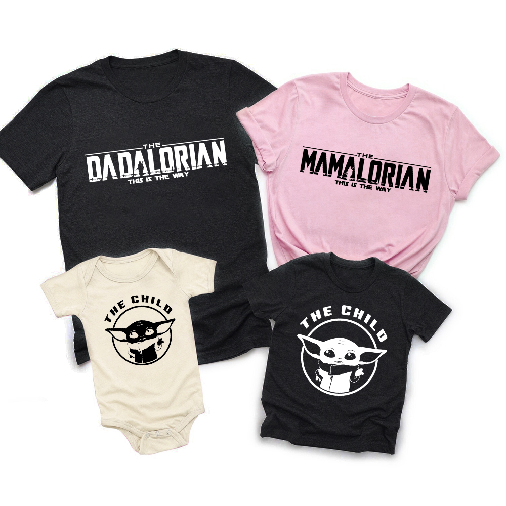 Dadalorian & Mamalorian Family Matching Shirt
