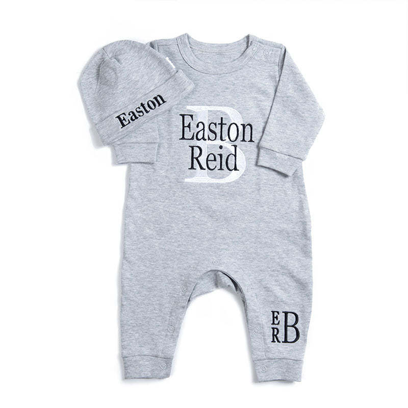 Personalized Baby Rompers Sets (Big Letters)