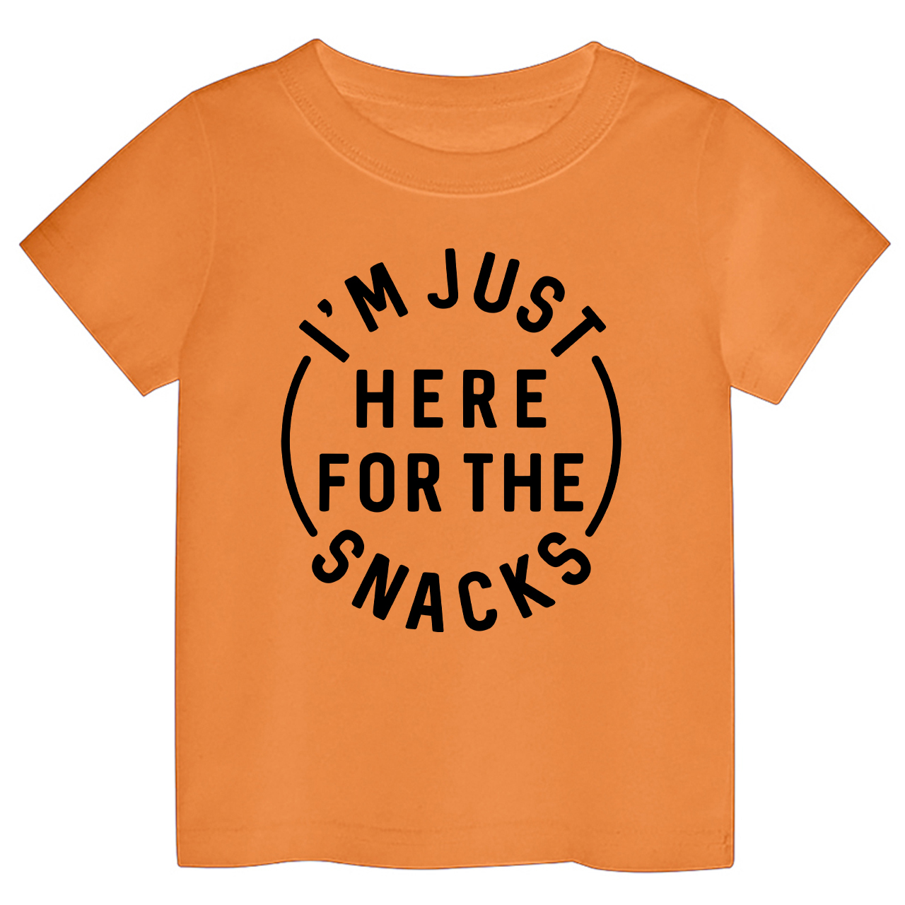 I'm Just Here For The Snacks Shirts For Kids