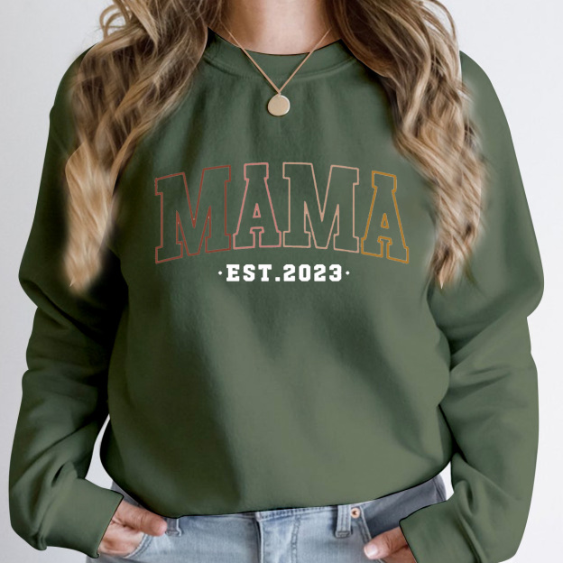 Personalized Mom Life Sweatshirt