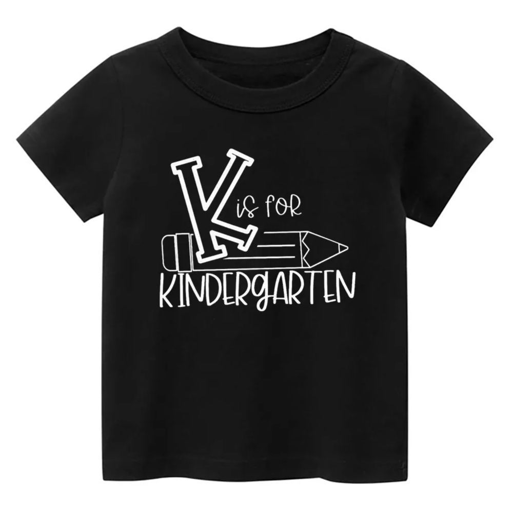K Is For Kindergarten Kids Shirt