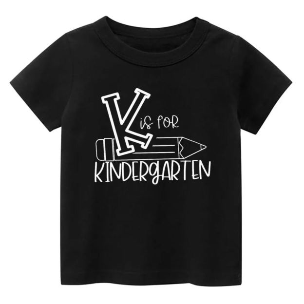 K Is For Kindergarten Kids Shirt