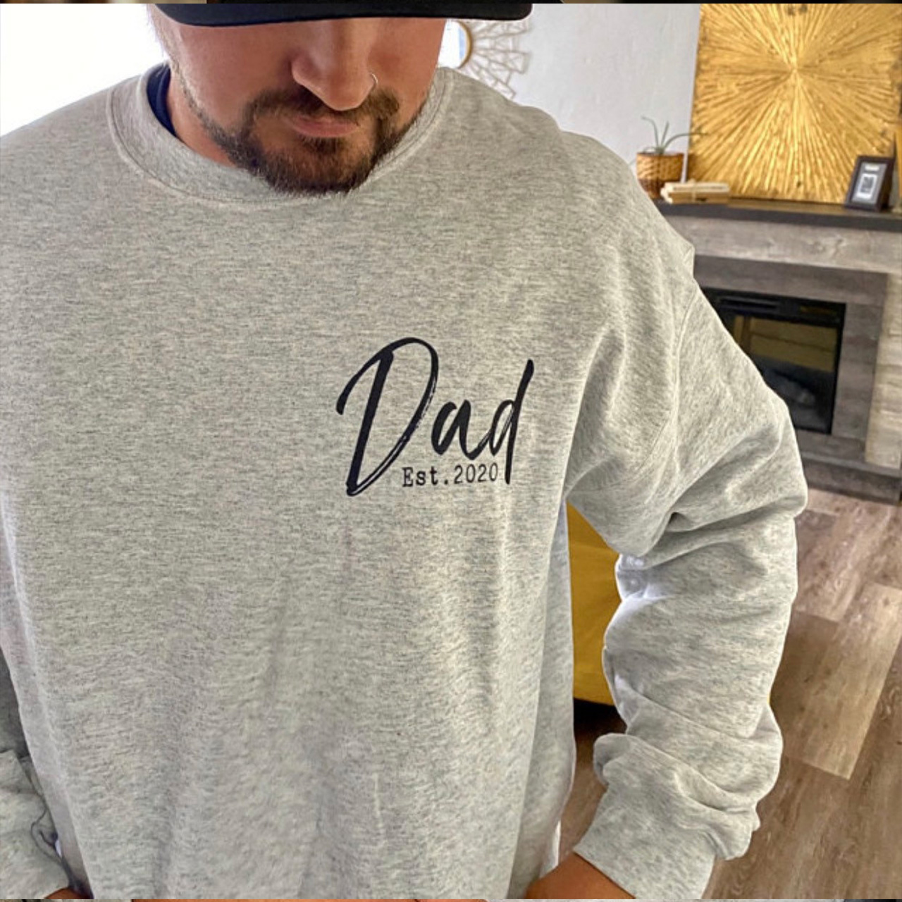 Custom Dad Est Sweatshirt
