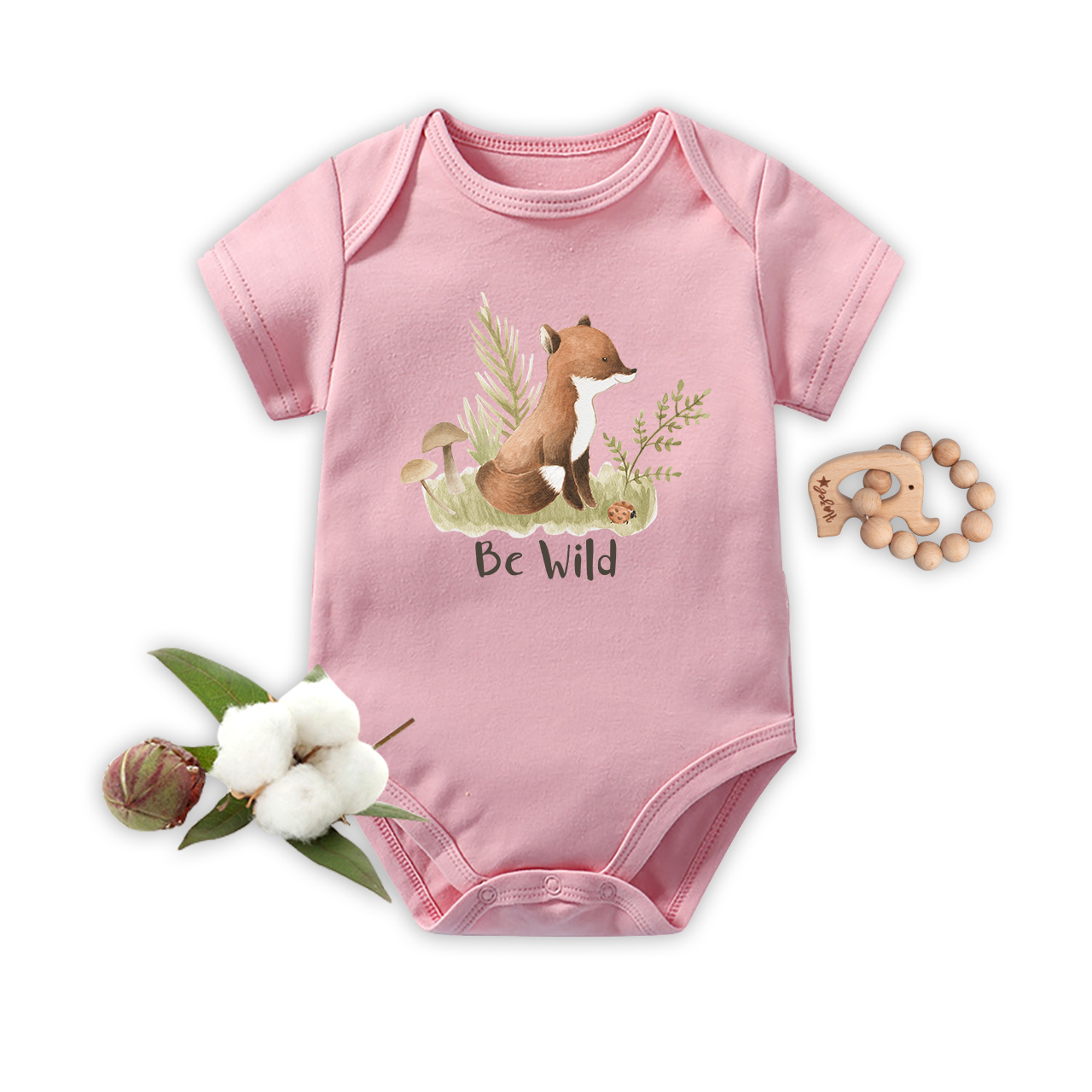 Hop Hop Easter Baby Bodysuit