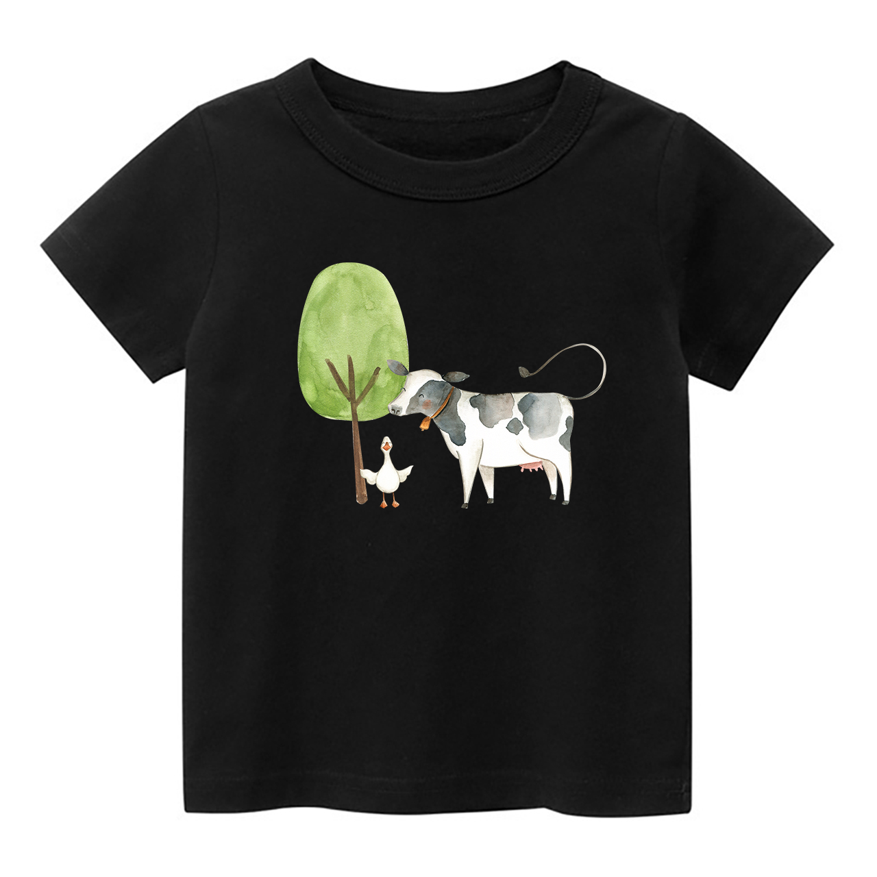 The Story Of the Farm Cow And The Gosling Shirt For Kids
