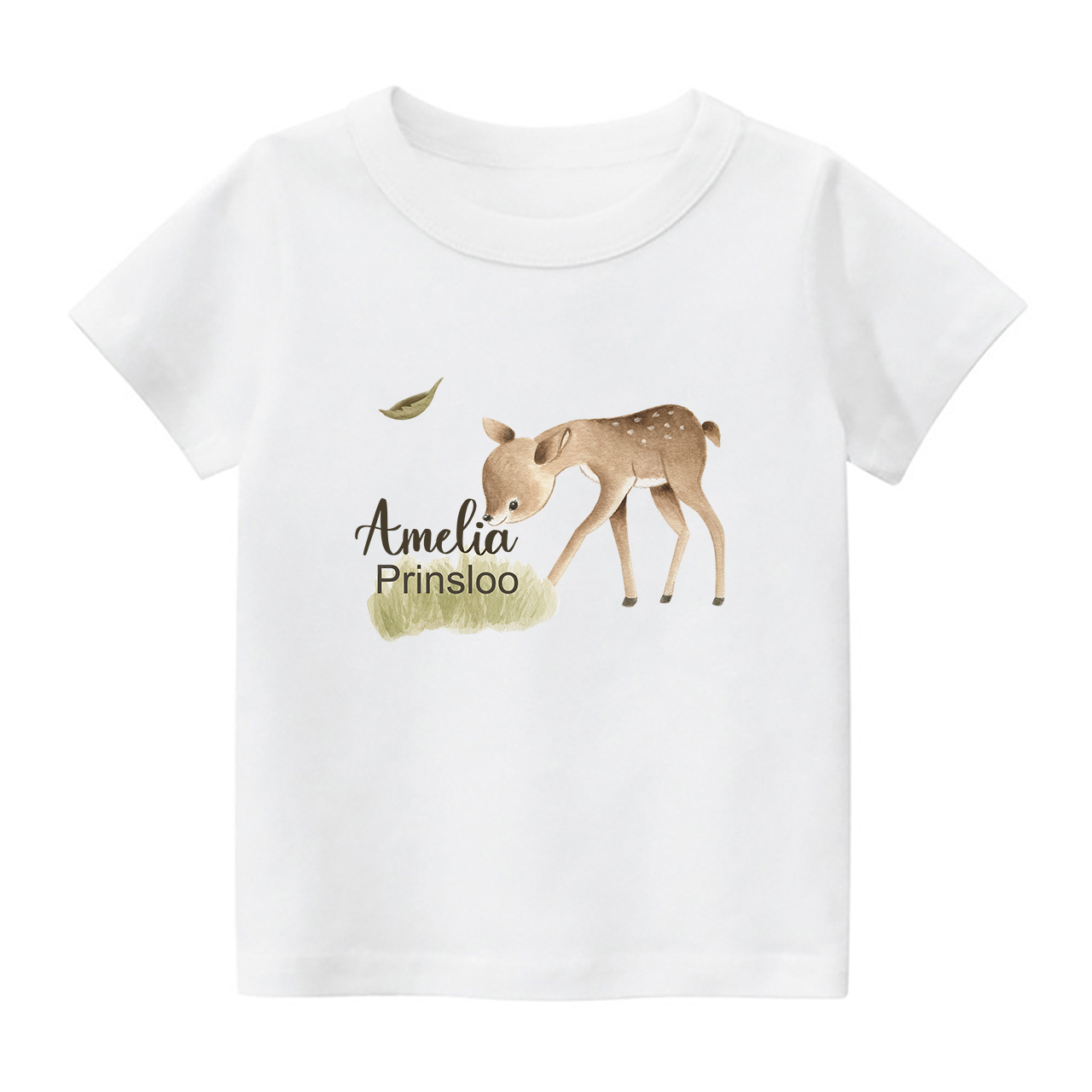 Personalized Deer Grazing Shirt For Kids