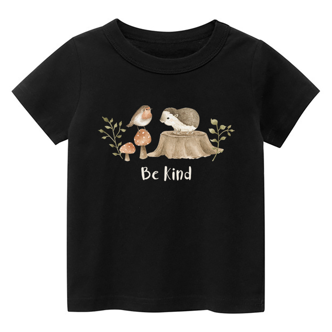Be Kind Hedgehog Friend Kids T-Shirt