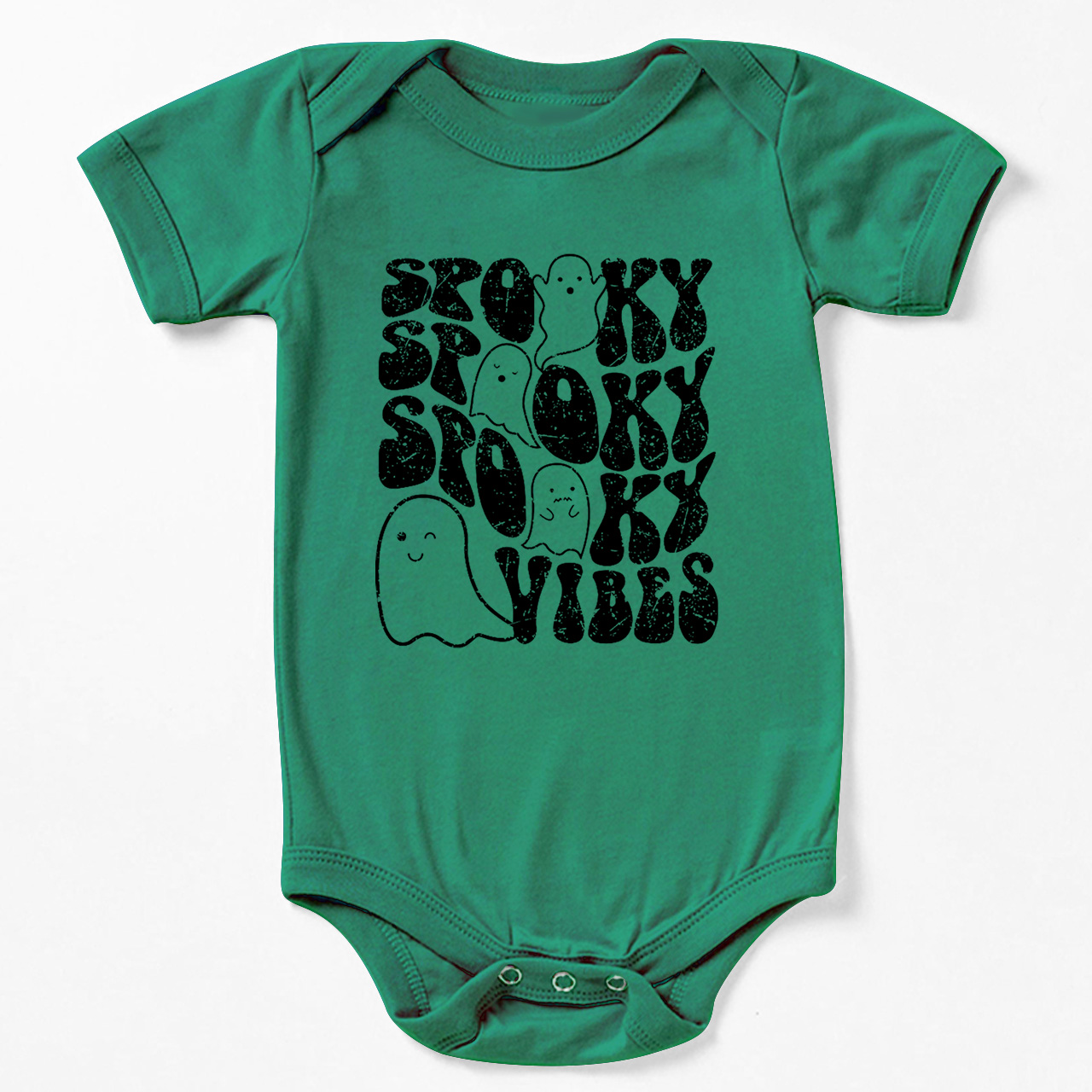 Spooky Vibes Retro Baby Bodysuit