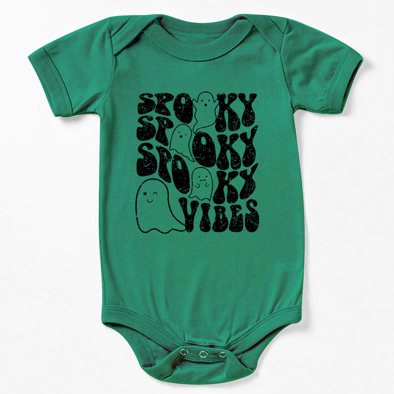 Spooky Vibes Retro Baby Bodysuit