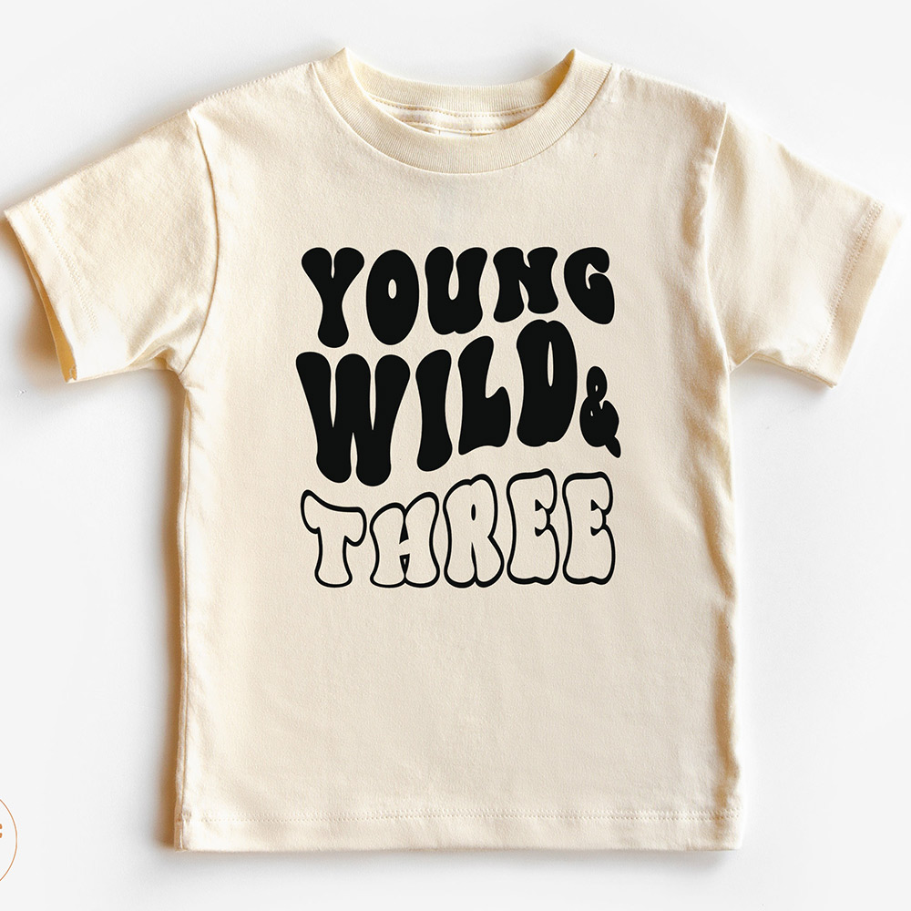 Personalized Young Wild Birthday Shirt