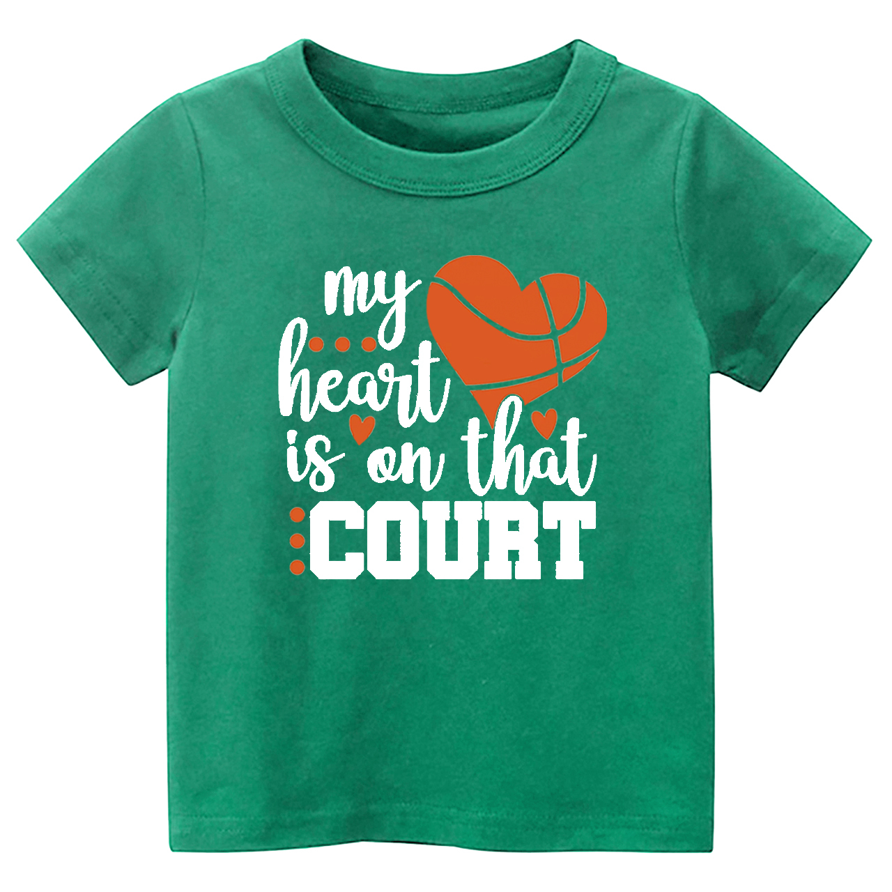 My Heart Is On That Court Toddler Tees