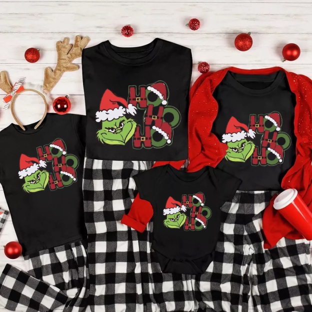 Ho Ho Ho Christmas Family Matching Shirt