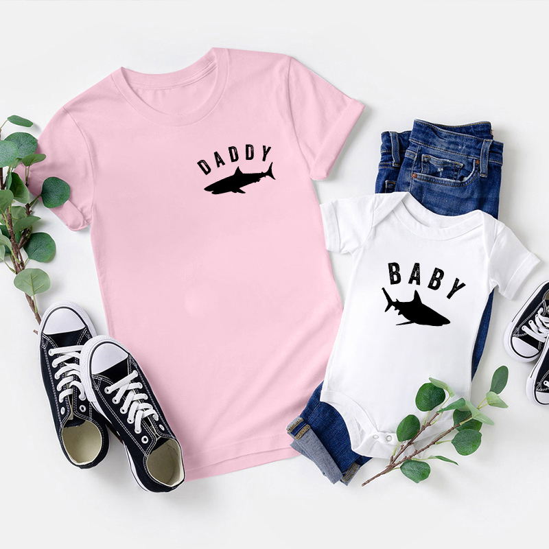 Daddy Shark Baby Shark Shirts For Dad And Me