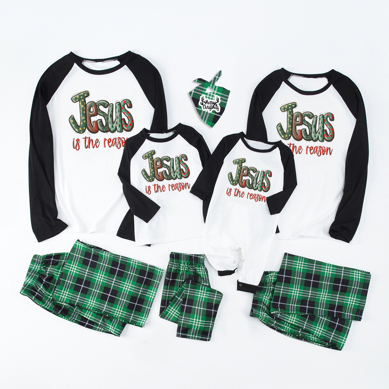Jesus Is the Reason Christian Family Matching Pajamas