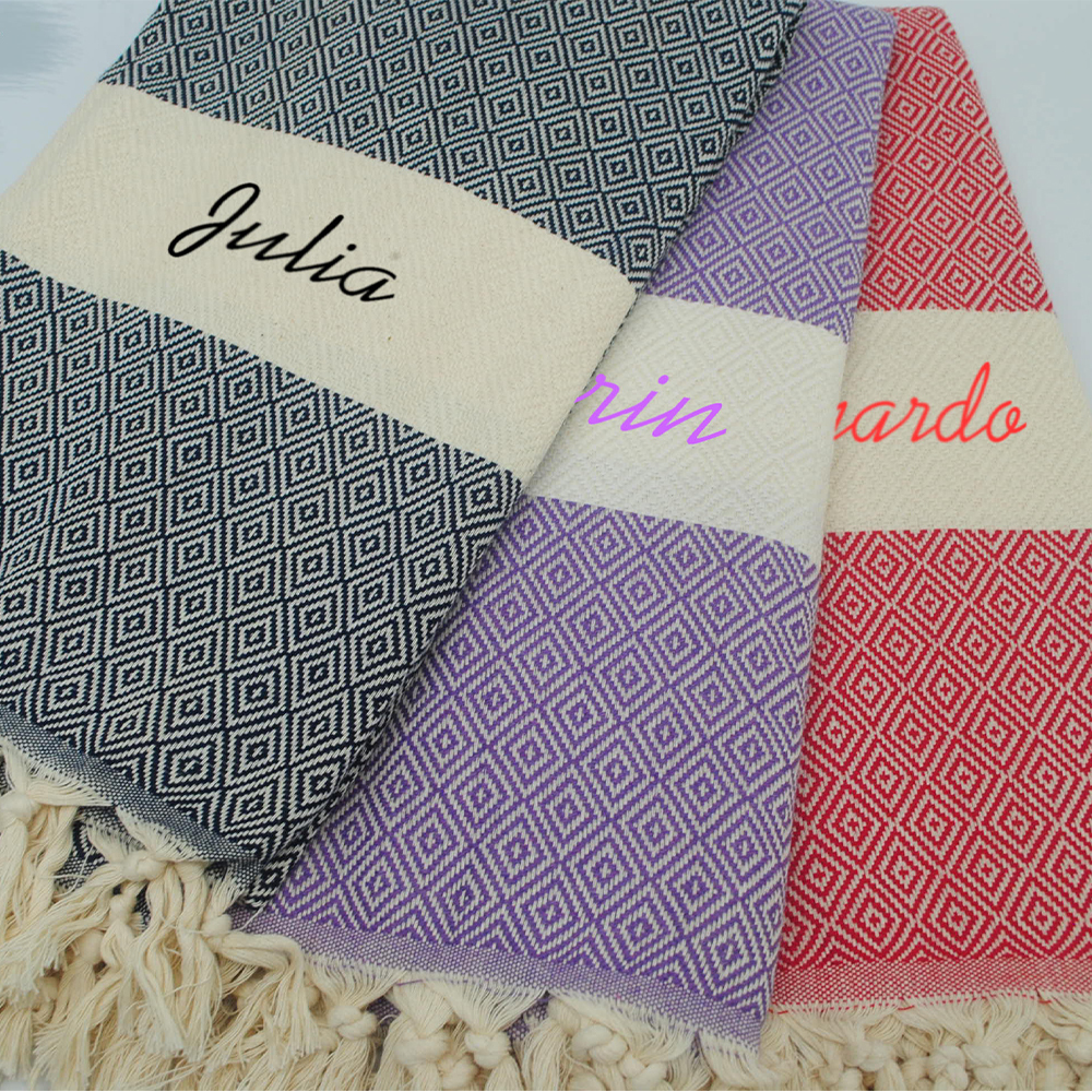 Personalized Embroidered Family Beach Towel