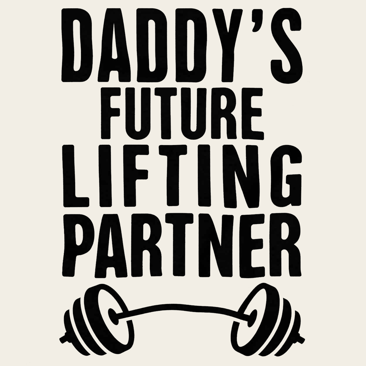 Daddy's Future Lifting Partner Kids Shirt