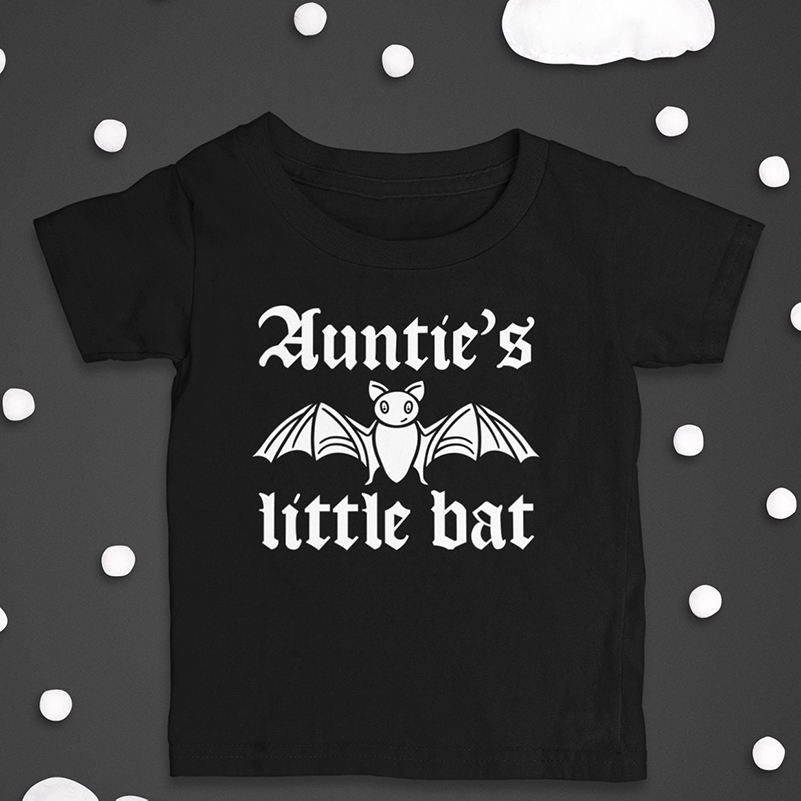 Baby-Youth Auntie's Little Bat Onesie/T-Shirt