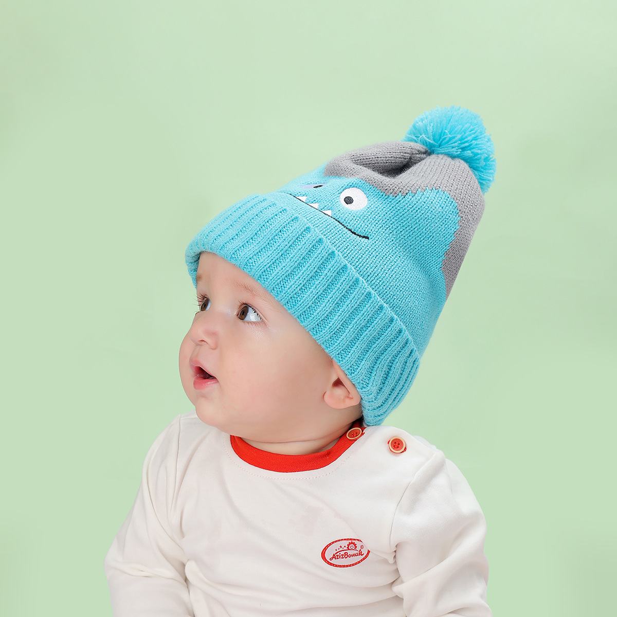 Polygonal Dinosaur Warm Kids Hat