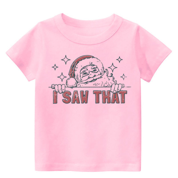 I Saw That Toddler Christmas Shirt